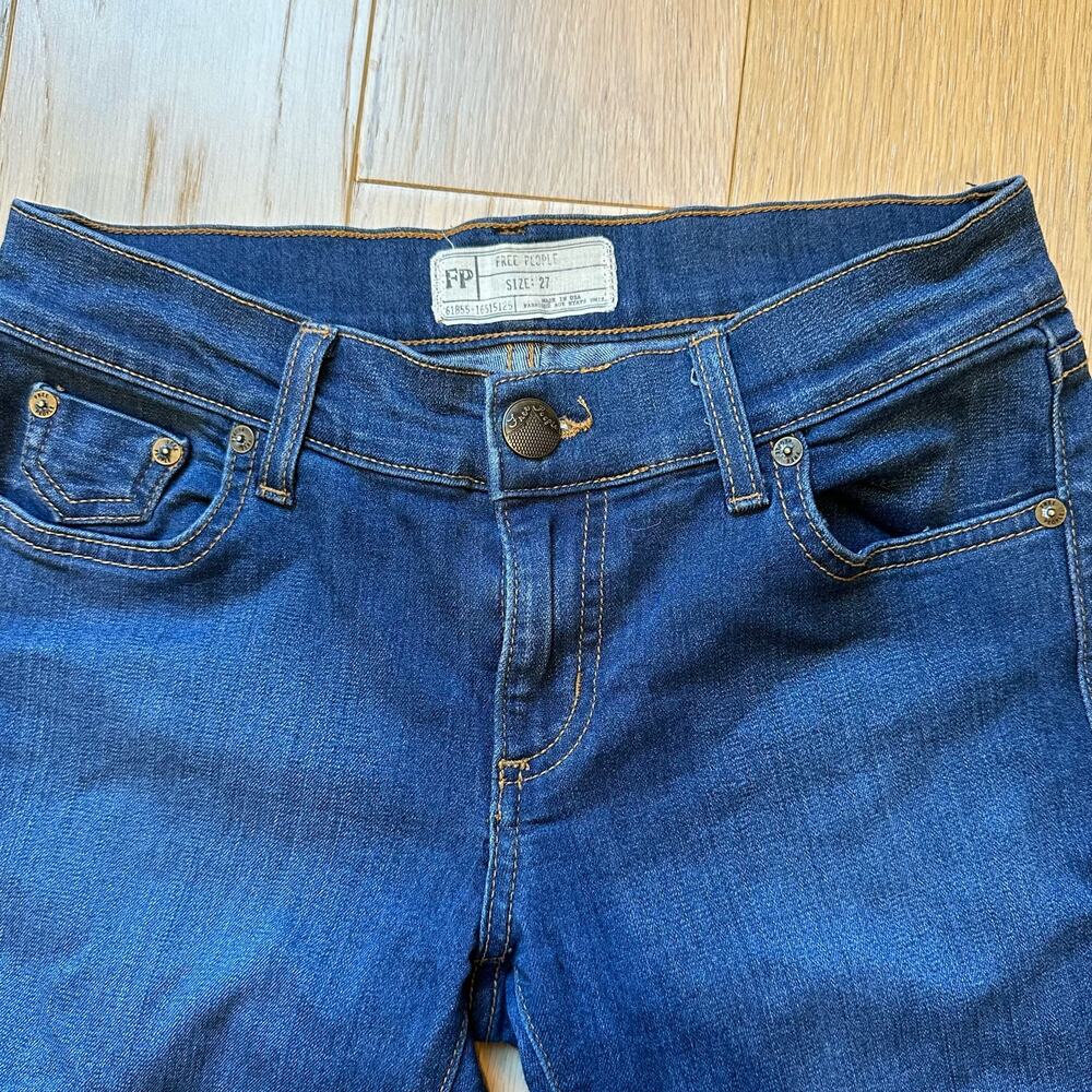 Free People Super Flare Bell Bottom Jeans – Women’s Size 27 - Picture 3 of 5